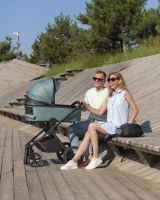 Коляска 2 в 1 CARRELLO Ultimo CHROME Cool Grey Арт 6520
