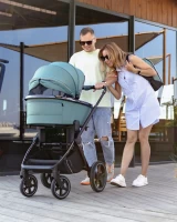 Коляска 2 в 1 CARRELLO Ultimo CHROME Cool Grey Арт 6520