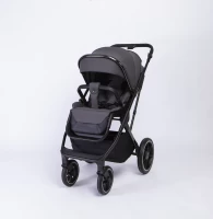 Коляска 2 в 1 Peppy Tecla Shadow Chrome Edition Black