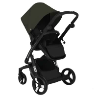 Коляска 2 В 1 IBEBE I-Stop Night-Green Black