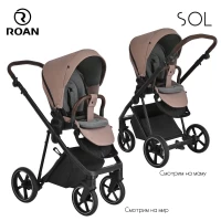 Коляска 2 В 1 ROAN Sol Cocoa