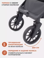 Коляска 2 в 1 RANT Vector Grey