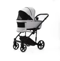 Коляска 2 в 1 Adamex ZICO NEW Светло-серая Арт ZN-TK1