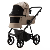 Коляска 2 в 1 Adamex Vasco Deluxe Светло-серая Арт V-SA3