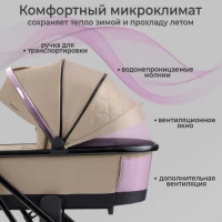 Коляска 2 в 1 SBL Massimo Beige