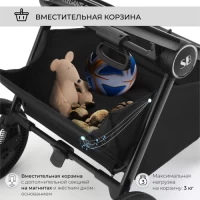 Коляска 2 в 1 Sweet Baby Elegante Chrome Black