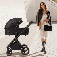 Коляска 2 в 1 Sweet Baby Elegante Chrome Black