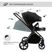 Коляска 2 в 1 Sweet Baby Elegante GL Black
