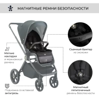 Коляска 2 в 1 Sweet Baby Elegante GL Black
