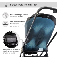 Коляска 2 в 1 Sweet Baby Elegante GL Black