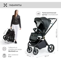 Коляска 2 в 1 Sweet Baby Elegante GL Black
