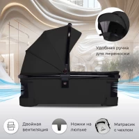 Коляска 2 в 1 Sweet Baby Vento Black