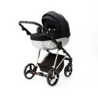 Коляска 2 в 1 Adamex  Quantum Star Q-STAR51 Черный, Хром