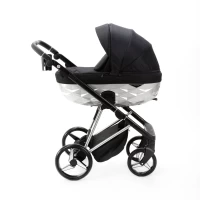 Коляска 2 в 1 Adamex  Quantum Star Q-STAR51 Черный, Хром