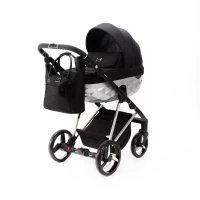 Коляска 2 в 1 Adamex  Quantum Star Q-STAR51 Черный, Хром