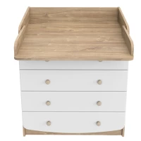Комод Indigo Classic 800/4 МДФ, ЛДСП белый-белый