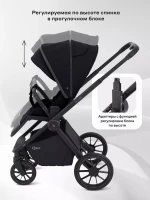 Коляска 2 в 1 RANT Falcon NEO Black