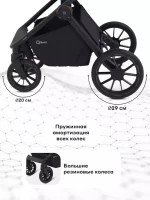 Коляска 2 в 1 RANT Falcon NEO Black