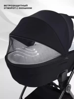 Коляска 2 в 1 RANT TEO Black Chrome Black
