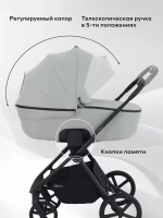 Коляска 2 в 1 RANT TEO Graphite