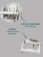 Стульчик для кормления Everflo Q80 Grey
