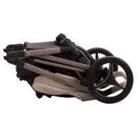Коляска 2 в 1 Bebetto PELPASSO PRO 05 brown (коричневая кожа) коричневая рама