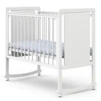 Кровать детская Indigo Classic колесо-качалка Белый