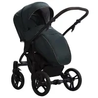Коляска 2в1 Bebetto BRESSO ONYX Арт 01 Т.зеленый