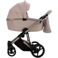 Коляска 2 в 1 Bebetto LOREN SAND Арт 01 Св.бежевая кожа