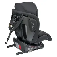 Автокресло INDIGO SMART+ Isofix, капюшон, подножка, 0+1+2+3 0-36 кг Арт черный