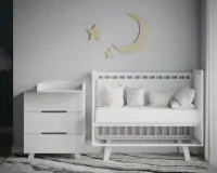 Детская кроватка Incanto Anniken New без маятника белый