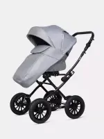 Коляска 2 в 1 Riko Basic Bella Classic 2025 серый-графит Арт 01