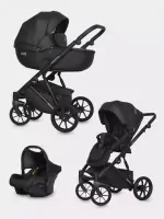 Коляска 3 в 1 Riko Basic Montana Ecco black Арт 12