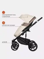 Коляска 3 в 1 Riko Basic Ozon Ecco слоновая кость-бежевый Арт 25