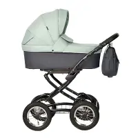 Коляска 2 в 1 Indigo BLUES Classic шалфей Арт bl 01