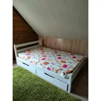 Кроватка подростковая Lotta 900х2000 см. белый