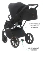 Коляска 2 в 1 Sevillababy Eletta Night Black