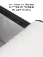 Коляска 2 в 1 Sevillababy Eletta Night Black
