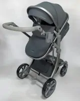 Коляска-трансформер 3в1 Luxmom 606 New Хаки (Бежевый)
