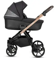 Коляска 2 в 1 Tutis Leo Black 201