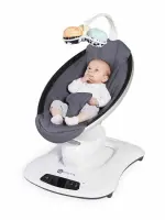 Электронное кресло-качалка для новорожденных 4moms MamaRоо 4.0 Графитовый меш