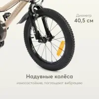 Велосипед детский 2-х колесный 16 Happy Baby Quantum beige