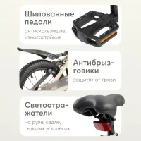 Велосипед детский 2-х колесный 16 Happy Baby Quantum beige