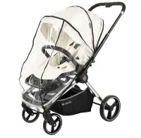 Коляска 2 в 1 Labala Raiz хром White