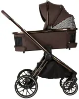 Коляска 2 в 1 Adamex Spark SE 13-Шоколад