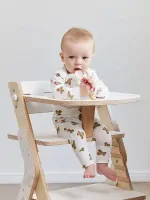 Стульчик для кормления Happy Baby Calmy молочный