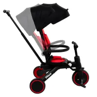 Велосипед трехколесный Pituso Leve Pro складной Red/Красный T8