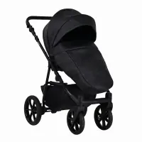 Коляска 2 в 1 Pituso Tossa Кожа/Black