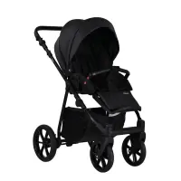 Коляска 2 в 1 Pituso Tossa Кожа/Black
