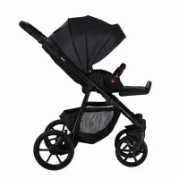 Коляска 2 в 1 Pituso Tossa Кожа/Black